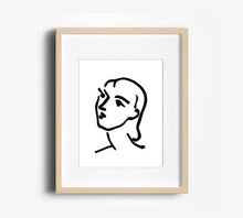 Load image into Gallery viewer, MINIMALIST WOMAN ART PRINT MATISSE SKETCH SET OF 6