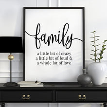 Load image into Gallery viewer, Family Home Decor: