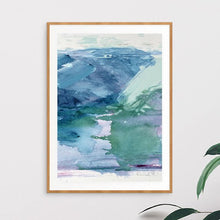 Load image into Gallery viewer, Downloadable Pink and Blue Abstract Art (set of 3)