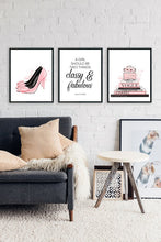 Load image into Gallery viewer, Classy and Fabulous Coco Chanel Art (set of 3)