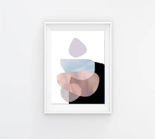 Load image into Gallery viewer, GEOMETRIC ABSTRACT PINK ART