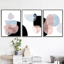 Load image into Gallery viewer, GEOMETRIC ABSTRACT PINK ART