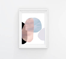 Load image into Gallery viewer, GEOMETRIC ABSTRACT PINK ART