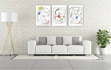 Load image into Gallery viewer, MINIMALIST MODERN ART SET OF 3