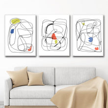 Load image into Gallery viewer, MINIMALIST MODERN ART SET OF 3
