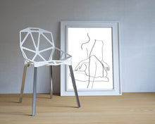 Load image into Gallery viewer, SILHOUETT MINIMALIST FEMALE ART SET OF 3