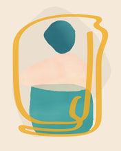 Load image into Gallery viewer, DOWNLOADABLE YELLOW &amp; BLUE ABSTRACT PRINTS SET OF 3