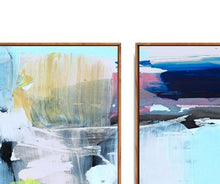 Load image into Gallery viewer, TOUCH OF ORANGE MULTI-COLOURED ABSTRACT ART set of 3