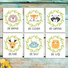 Load image into Gallery viewer, NURSERY DECOR: WOODLAND ANIMALS SET OF 6