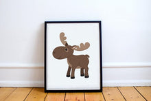 Load image into Gallery viewer, DEER, RACCON, OWL NURSERY DECOR SET OF 6