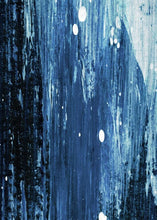 Load image into Gallery viewer, Nova Abstract Navy Blue Art