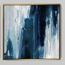 Load image into Gallery viewer, Nova Abstract Navy Blue Art