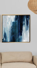 Load image into Gallery viewer, Nova Abstract Navy Blue Art