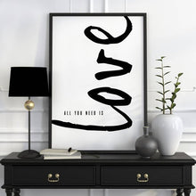 Load image into Gallery viewer, NICO DOWNLOADABLE ALL YOU NEED IS LOVE WALL PRINT