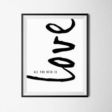 Load image into Gallery viewer, NICO DOWNLOADABLE ALL YOU NEED IS LOVE WALL PRINT
