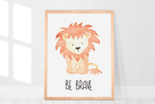 Load image into Gallery viewer, JUNGLE ANIMALS KIDS DECOR SET OF 4