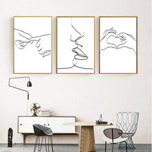 Load image into Gallery viewer, LOVE LINE PRINT SET OF 3