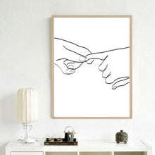 Load image into Gallery viewer, LOVE LINE PRINT SET OF 3