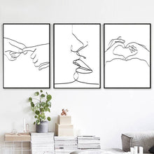 Load image into Gallery viewer, LOVE LINE PRINT SET OF 3