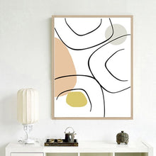Load image into Gallery viewer, GEOMETRIC MODERN ABSTRACT PRINT SET OF 3