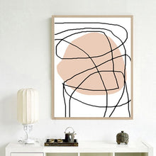 Load image into Gallery viewer, GEOMETRIC MODERN ABSTRACT PRINT SET OF 3