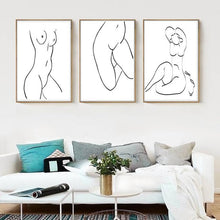 Load image into Gallery viewer, Women Art Figure Drawing (set of 3)