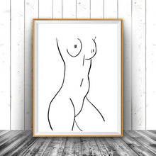 Load image into Gallery viewer, Women Art Figure Drawing (set of 3)