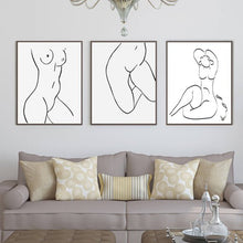 Load image into Gallery viewer, Women Art Figure Drawing (set of 3)