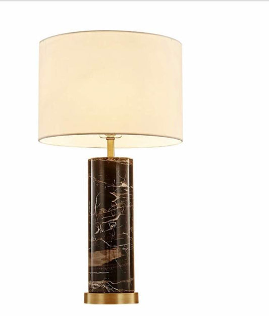 TAI 27.5" Black Marble Table Lamp