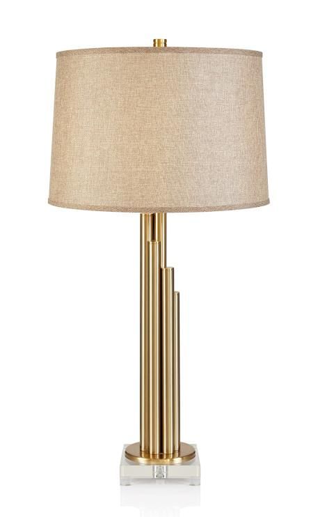 KAY 33" Antique Brass Table Lamp