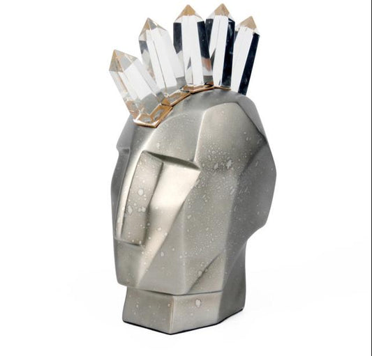 ROMAN SOLDIER HEAD SCULPTURE