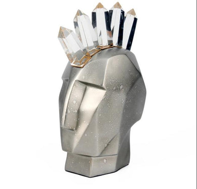 ROMAN SOLDIER HEAD SCULPTURE