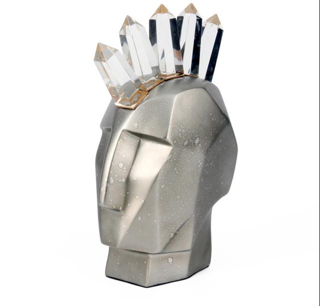 ROMAN SOLDIER HEAD SCULPTURE
