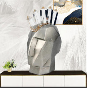 ROMAN SOLDIER HEAD SCULPTURE