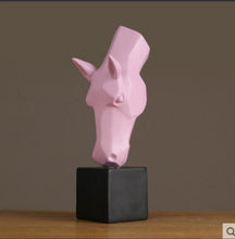 Load image into Gallery viewer, Colorful horse head flower vase
