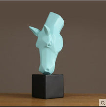Load image into Gallery viewer, Colorful horse head flower vase