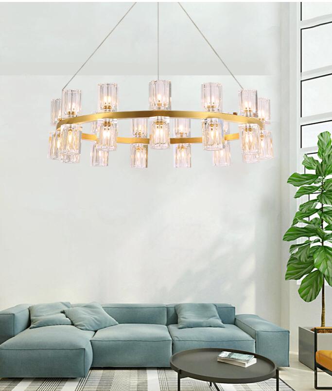 Goldberry Crystal Chandelier (2 Tier)