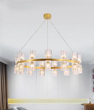 Load image into Gallery viewer, Goldberry Crystal Chandelier (2 Tier)