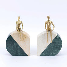Load image into Gallery viewer, Meraki Marble Bookends (SET OF 2)