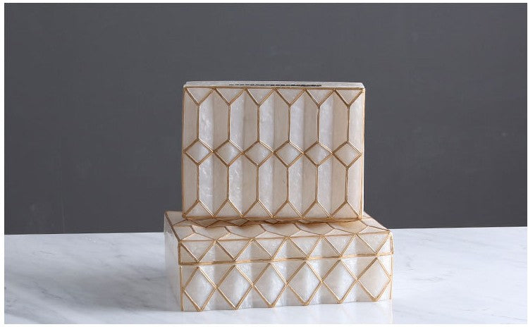 AVERY DECORATIVE JEWELRY BOX (SET OF 2)