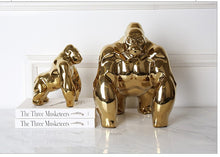 Load image into Gallery viewer, GOLD CHIMP DECORATIVE ORNAMENT