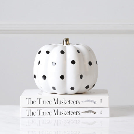 DECALS CERAMIC PUMPKIN ORNAMENT