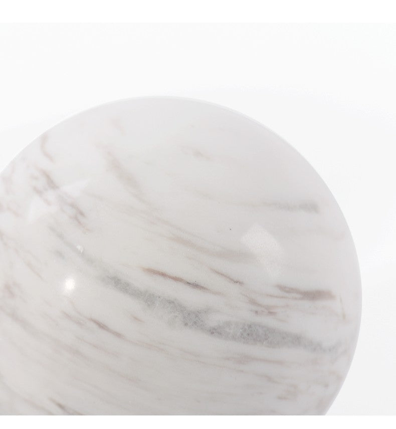 Orion Geometric Marble Ball Ornament (SET OF 2)