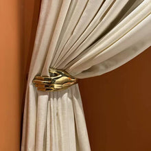 Load image into Gallery viewer, GOLD HAND CURTAIN HOOKS (SET OF TWO)