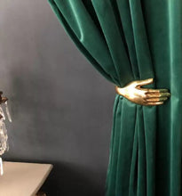 Load image into Gallery viewer, GOLD HAND CURTAIN HOOKS (SET OF TWO)