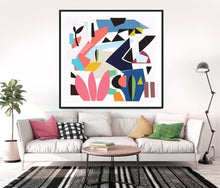 Load image into Gallery viewer, LARGE ABSTRACT WALL ART