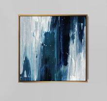 Load image into Gallery viewer, Nova Abstract Navy Blue Art