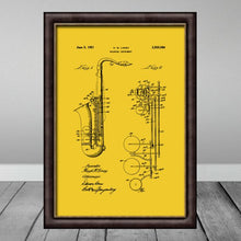 Load image into Gallery viewer, Downloadable Music Saxaphone Wall Art