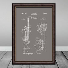 Load image into Gallery viewer, Downloadable Music Saxaphone Wall Art