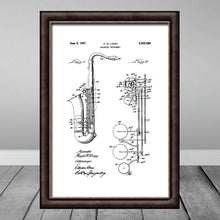 Load image into Gallery viewer, Downloadable Music Saxaphone Wall Art